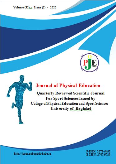 					View Vol. 32 No. 2 (2020): Journal of Physical Education
				