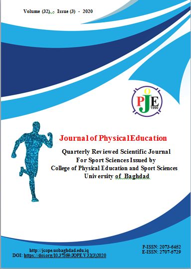 					View Vol. 32 No. 3 (2020): Journal of Physical Education
				