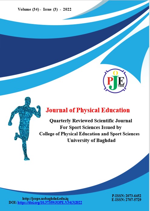					View Vol. 34 No. 3 (2022): Journal of Physical Education
				