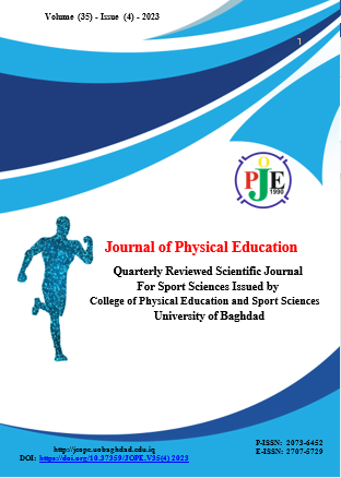					View Vol. 35 No. 4 (2023): Journal of Physical Education
				